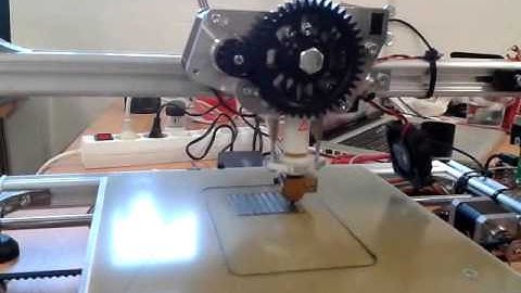 first print with k8200 velleman 3d printer