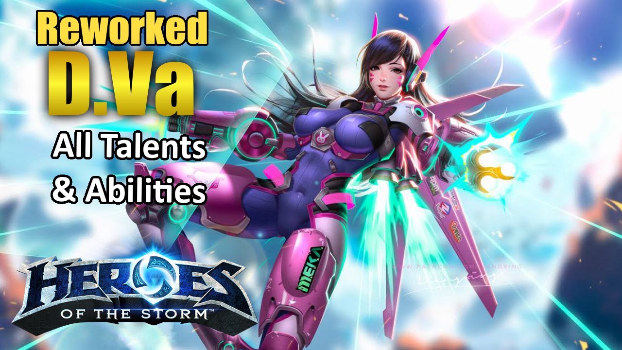 D.Va's fully reworked Heroes of the Storm talents and abilities