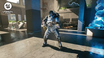 Unreal Engine 5 Sci-Fi Office RTX 4090