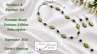 Necklace & Earrings Set | Potomac Beads Treasure Edition Subscription | 09/2026 | Earth's Horizon