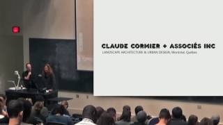 Claude Cormier - Spring 2017 Baumer Lecture Series #10