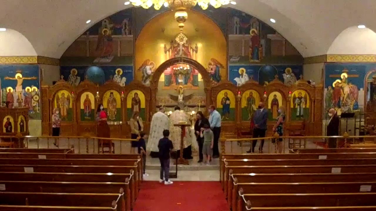 Holy Unction St. Nectarios Greek Orthodox Church Palatine, IL - YouTube