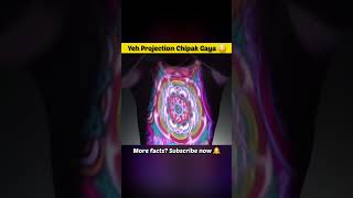 Dynaflash Projection 🤯  Real Time Tracking Technology Explained in Hindi #facts #shorts #experiement