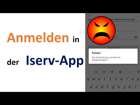 Allgemein: Anmelden in der IServ App und mögliche Probleme