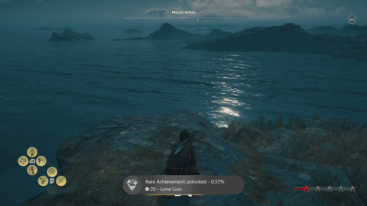 AC Odyssey "Lone Lion" rare achievement/trophy guide