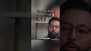The 50% Profit Margin Trap 🚨 Why good math can still break your business.