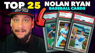 Top 25 Nolan Ryan Baseball Cards recently sold on eBay for BIG MONEY