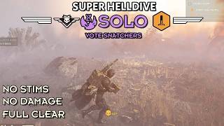 Helldivers 2 - Launch ICBM (Super Helldive Solo / No Stims, Damage)