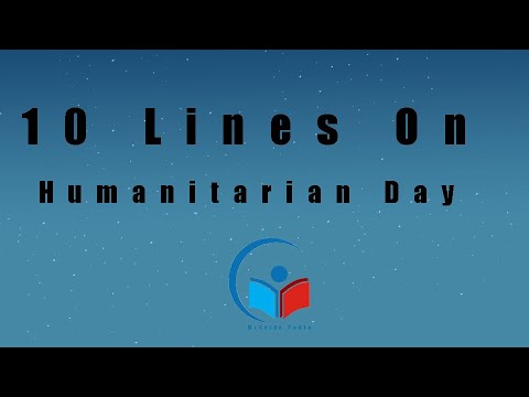 10 Lines on World Humanitarian Day | 19 August | Speech and Essay on World Humanitarian Day