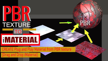 ICLONE TUTORIAL - How to Convert PBR TEXTURE to iMATERIAL
