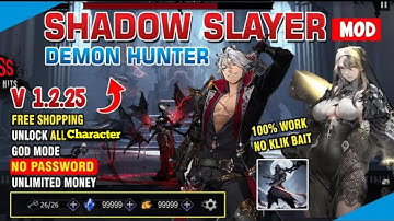 Shadow Slayer Demon Hunter Mod Menu Apk Free Shopping & Unlimited Money 2025