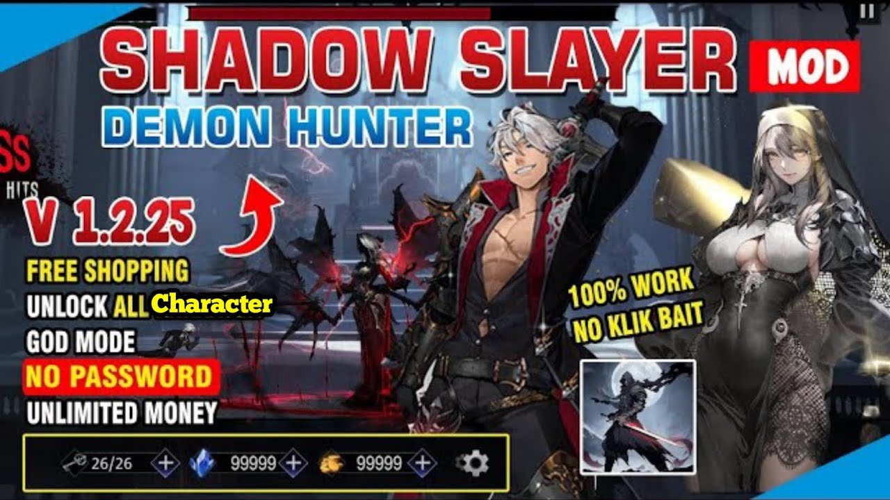 Shadow Slayer Demon Hunter Mod Menu Apk Free Shopping & Unlimited Money 2025