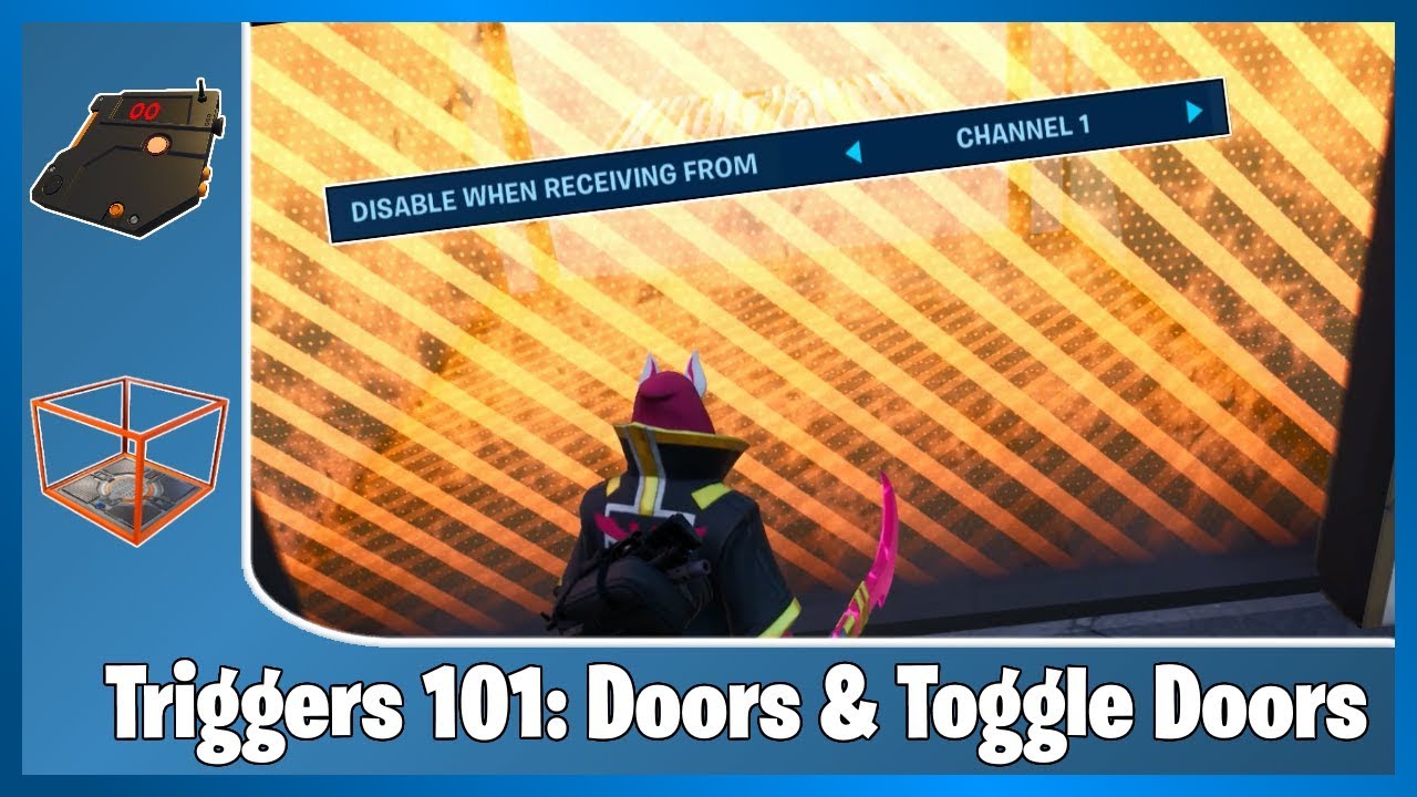 Fortnite Creative 101 1 Simple Doors And Toggle Doors YouTube