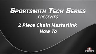 Two Piece Chain Masterlink How To