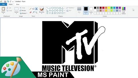 How to draw the MTV logo