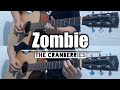 Zombie  the cranberries  acoustic guitar instrumental cover 