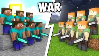 100 Vs 100 Player WAR in Minecraft