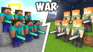 100 Vs 100 Player War In Minecraft