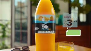 Nueva botella de retornable de Frugos Del Valle Fresh Nueva botella de retornable de Frugos Del Valle Fresh