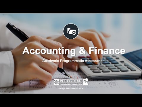 Accounting and Finance Academic Programmatic Assessment Service