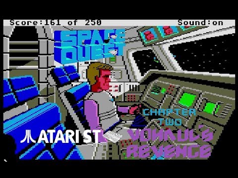 Space Quest II : Vohaul's Revenge - Atari ST (1986) longplay