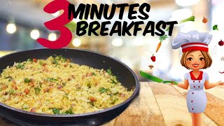 3 minutes breakfast recipe | quick and healthy breakfast ideas | high protein breakfast