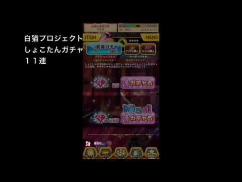 【白猫プロジェクト】　#3　しょこたん記念ガチャ１１連　カクテルかユピテルこい！