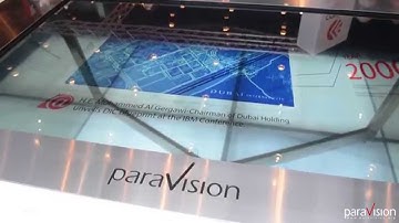 84" 4k Transparent Multi-touch Table - Dubai Internet City