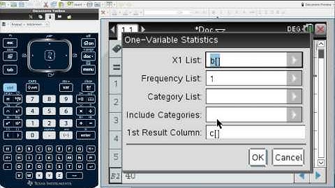 Mean and Standard Deviation GDC