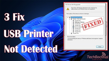 Fix USB Printer Not Detected In Windows 11/10 [3 Methods]