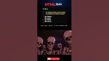 Quick HTML Quiz 💡 | Answer in the Comments! #shorts