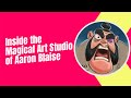 See the art studio of a disney animator  director  animation studiotour