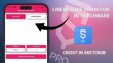LINEAR SLIDE ANIMATION || SKECHWARE || ANIMATION || LINEAR ANIMATION || SKETCNUB