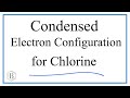 Condensed Electron Configurations and Valence Electrons