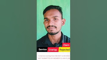 service overlap क्या होता | Service overlap solution | PF Claim rejected service overlapping #shorts