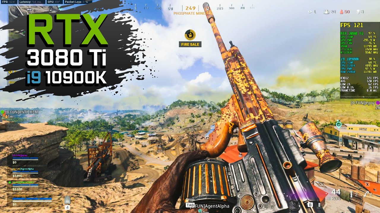 Warzone Pacific Caldera - 1440p Ultra Graphics RTX 3080 Ti Gameplay