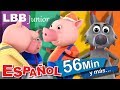 Los tres cerditos | LBB Canciones infantiles | Little Baby Bum Español - Moonbug Kids