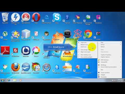How to resize desktop icons in Windows 7 hqdefault
