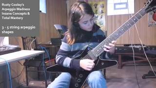 Rusty Cooley: 3 - 5 String Arpeggio Sequences