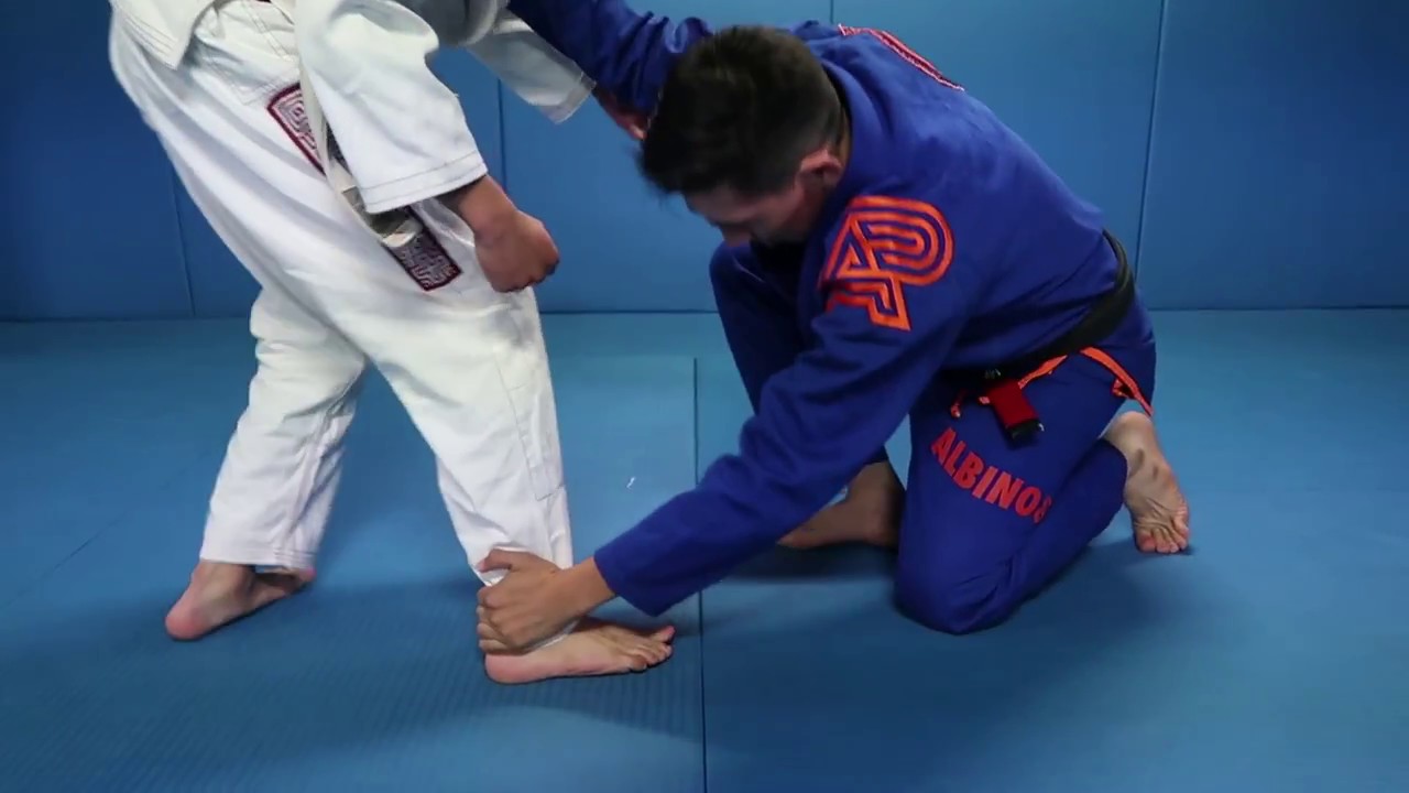 Fake Guard Pull Ankle Pick How to BJJ Techniques YouTube