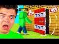 My FRIEND TROLLED ME With TNT DOORS! (Minecraft)