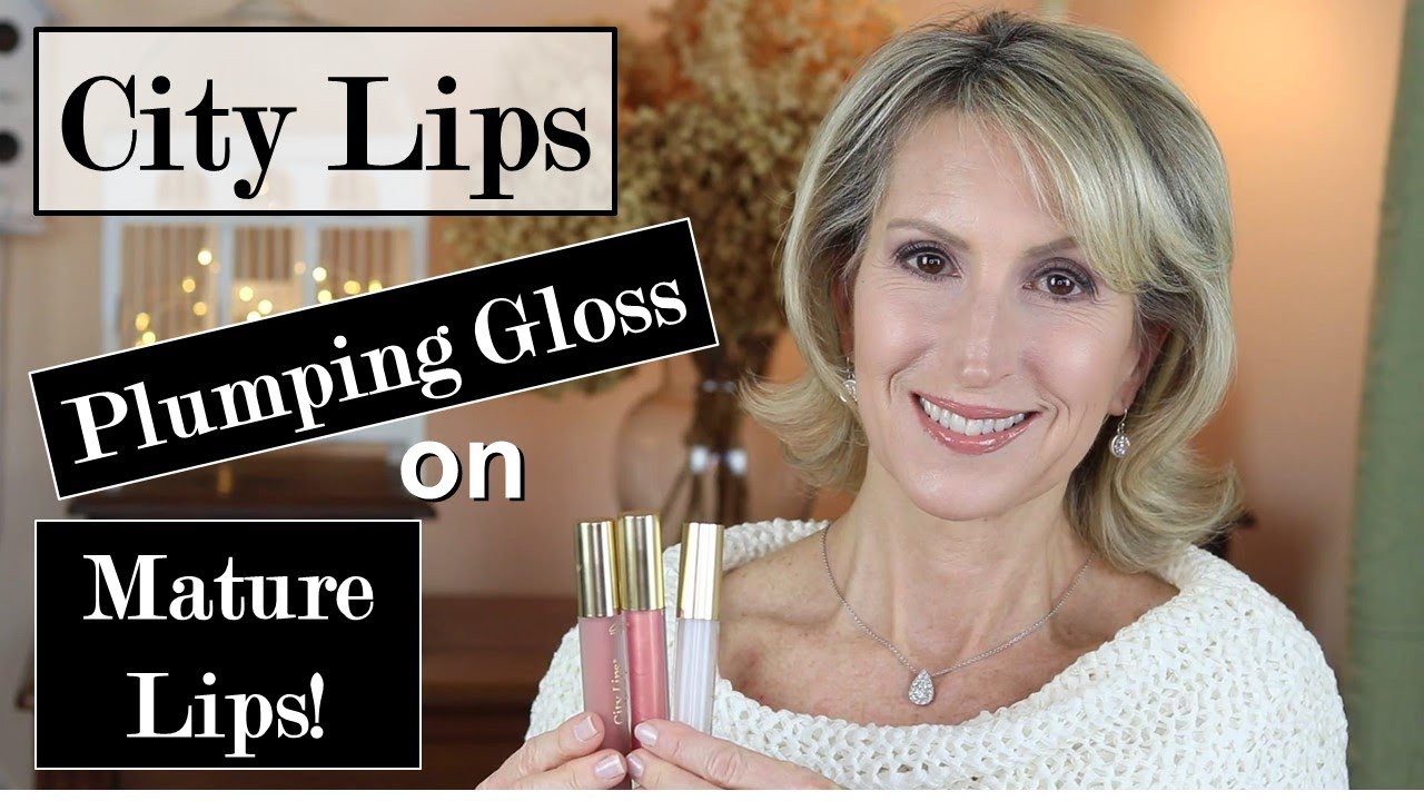 City Lips PLUMPING GLOSS & City Lips MATTE Lip Crème | OVER 50 Mature Lips