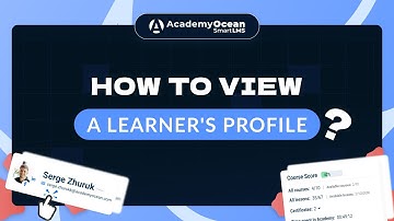 AcademyOcean LMS video tutorial: How to view a learner