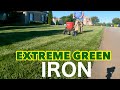 Extreme GREEN Lawn HUGE Shot of IRON