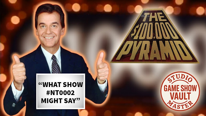 The $100,000 Pyramid|#NT0002
