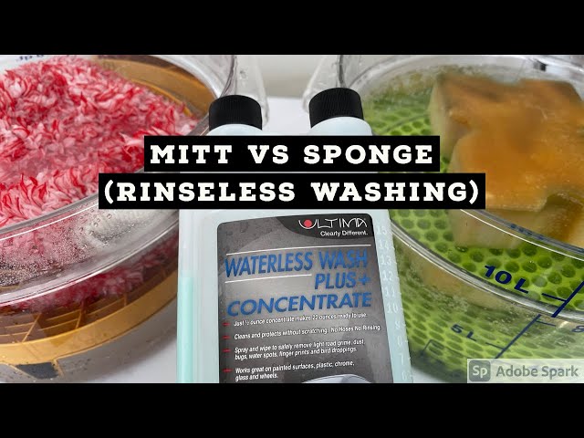 Battle of the Sponges (Rinseless Washing) 