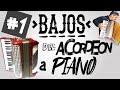 #1 - BAJOS DEL ACORDEON A PIANO - CLASE INICIAL
