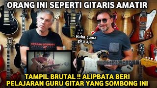 Tampil Brutal❗AlipBaTa Beri Pelajaran Guru Gitar Yang Sombong Ini | Reaction Alip_Ba_Ta