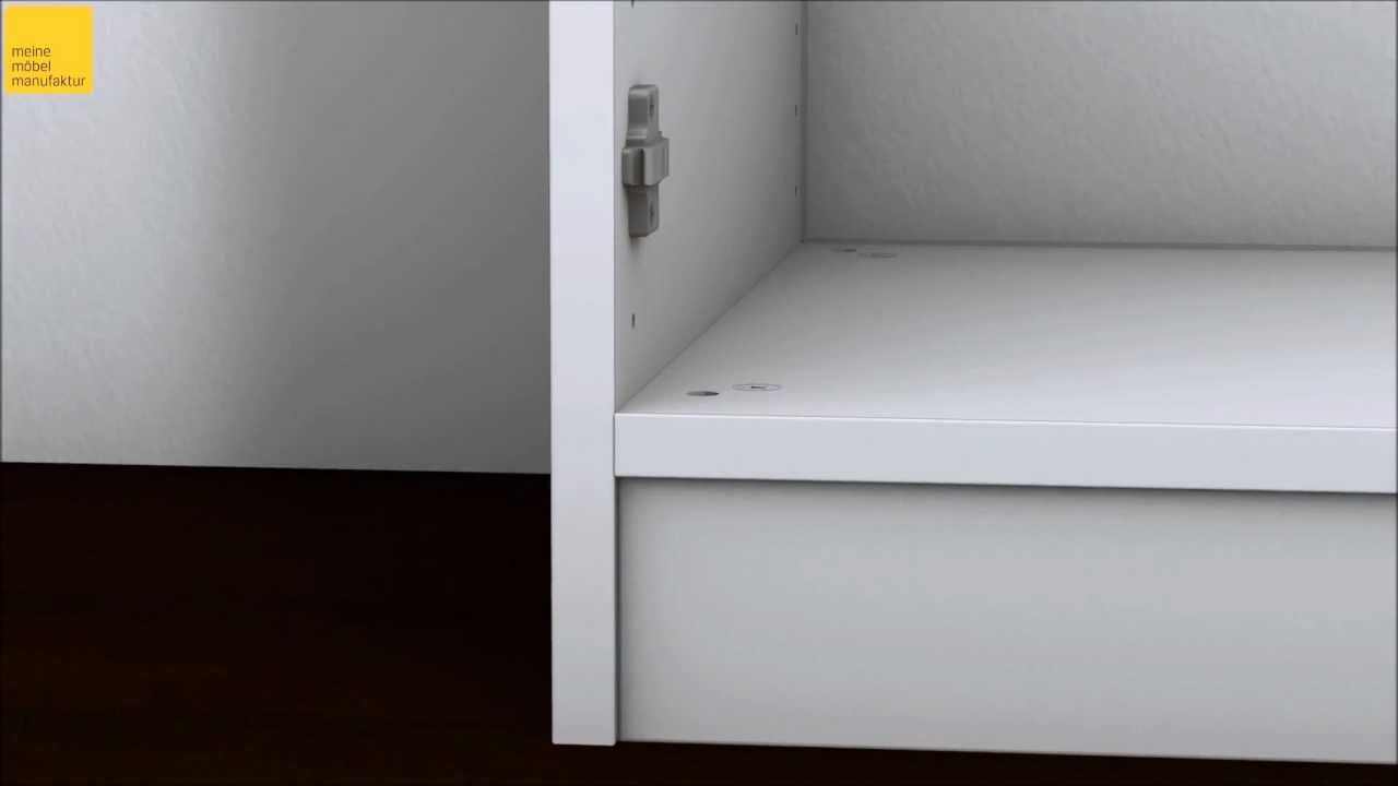 Schrank unterboden montieren.wmv youtube