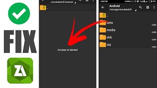 HOW TO FIX Access is denied in ZArchiver | How to Open/Access Android data \u0026 obb in Android 11